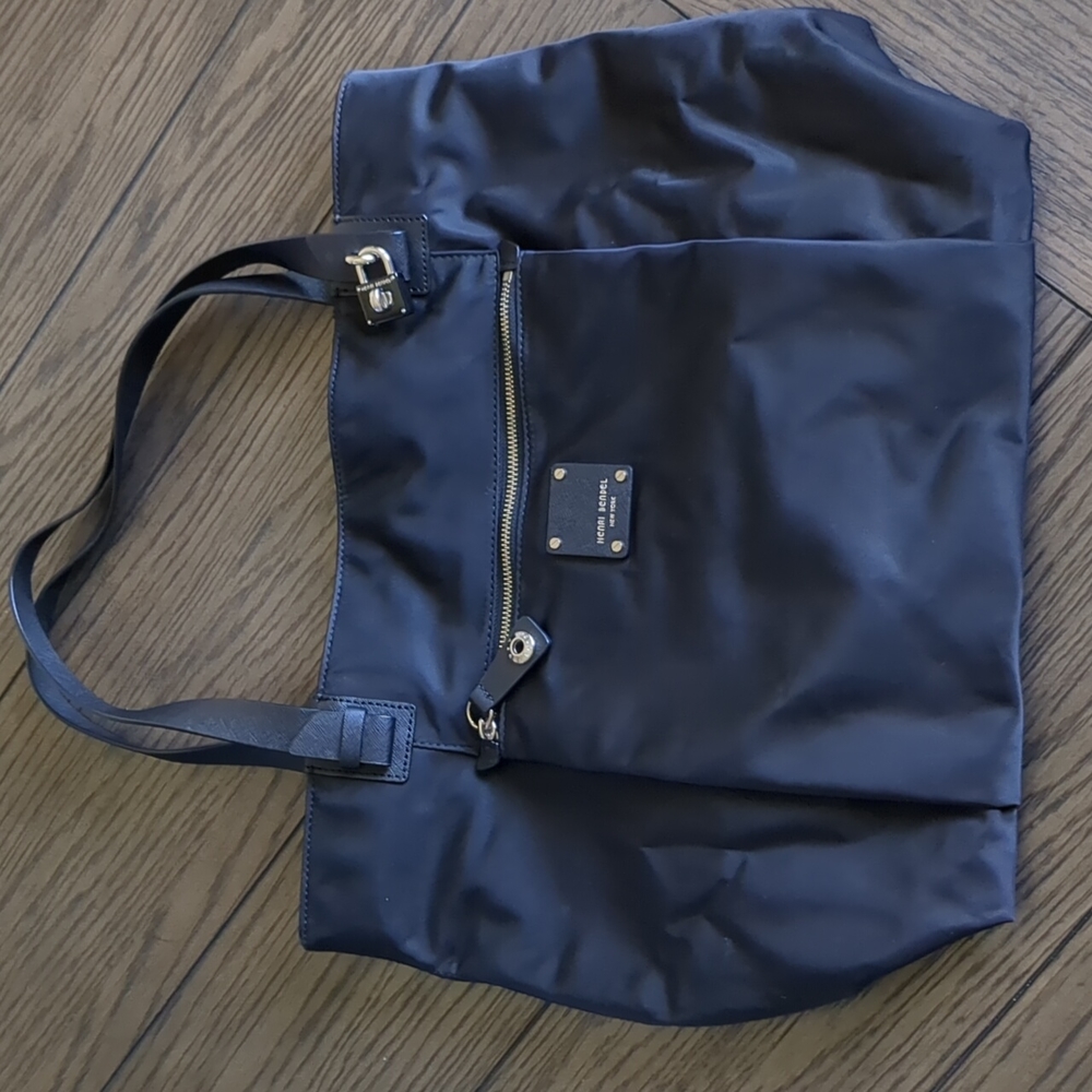 Authentic Henri Bendel Jetsetter Black Large Soft Tote